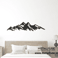 thumbnail image 1 of Wooden Wall Art for Home Decoration | Mountains | Black, 1 of 5