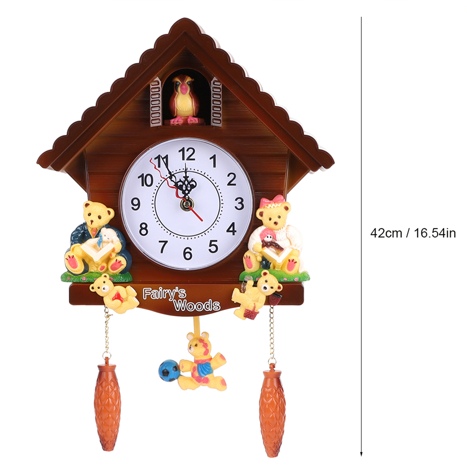 Wooden Wall Clock Cuckoo Clock Cuckoo Clocks For Kids Handicraft