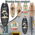 thumbnail image 1 of Wooden Wall Decor, Beach Art Wall Decor, 24X8 In, Distressed Planks, Nautical Wall Art, Summer Party Decor, Hanging Wall Decor, Elongated Shape, 1 Pc, 1 of 4