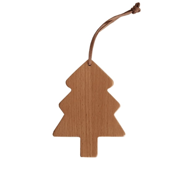 Wooden Wall Hanging Ornament Solid Wood Tree Shaped Decor For Home Wall Decoration 1 Piece