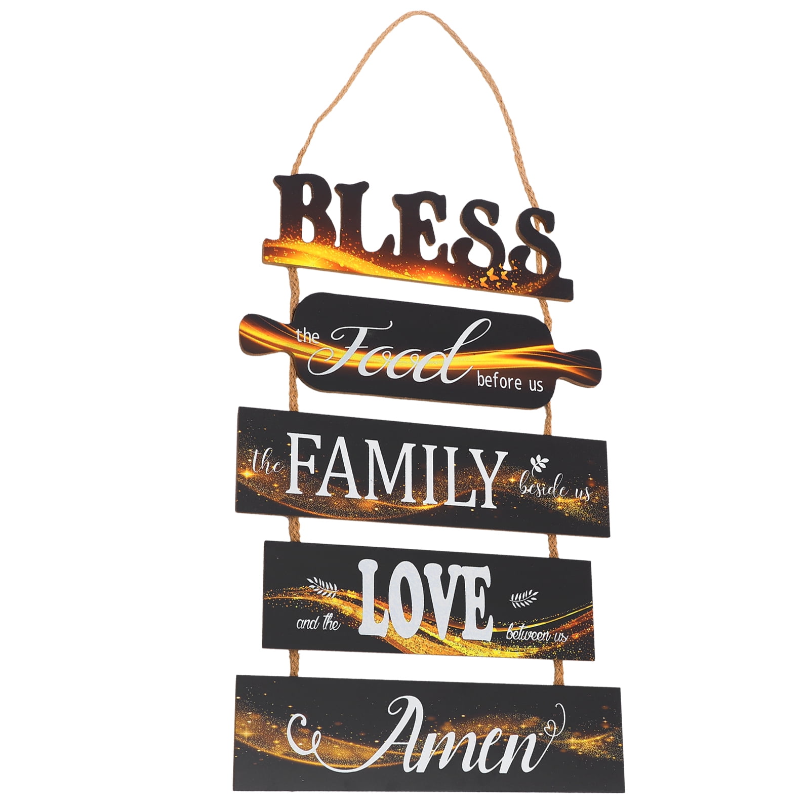 Wooden Wall Hanging Sign Wooden Pendant Sign for Living Room Bathroom