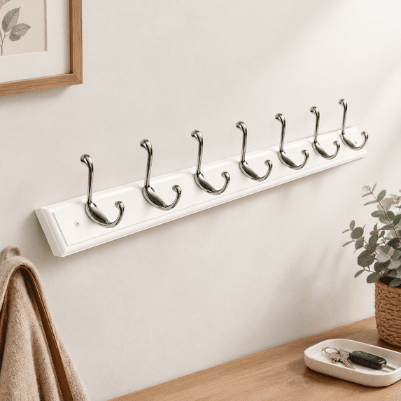 Wooden Rack Png Wooden Wall Mounted Coat Rack 35 Inch (90cm) With 8 Hooks Lang Wood ...