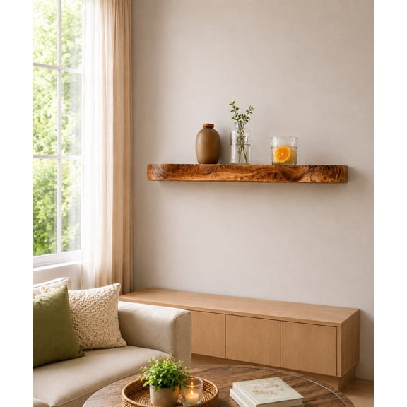 Floating Shelves for Wall, Bathroom Shelves Wall Mounted for Kitchen, Bedroom, Bathroom