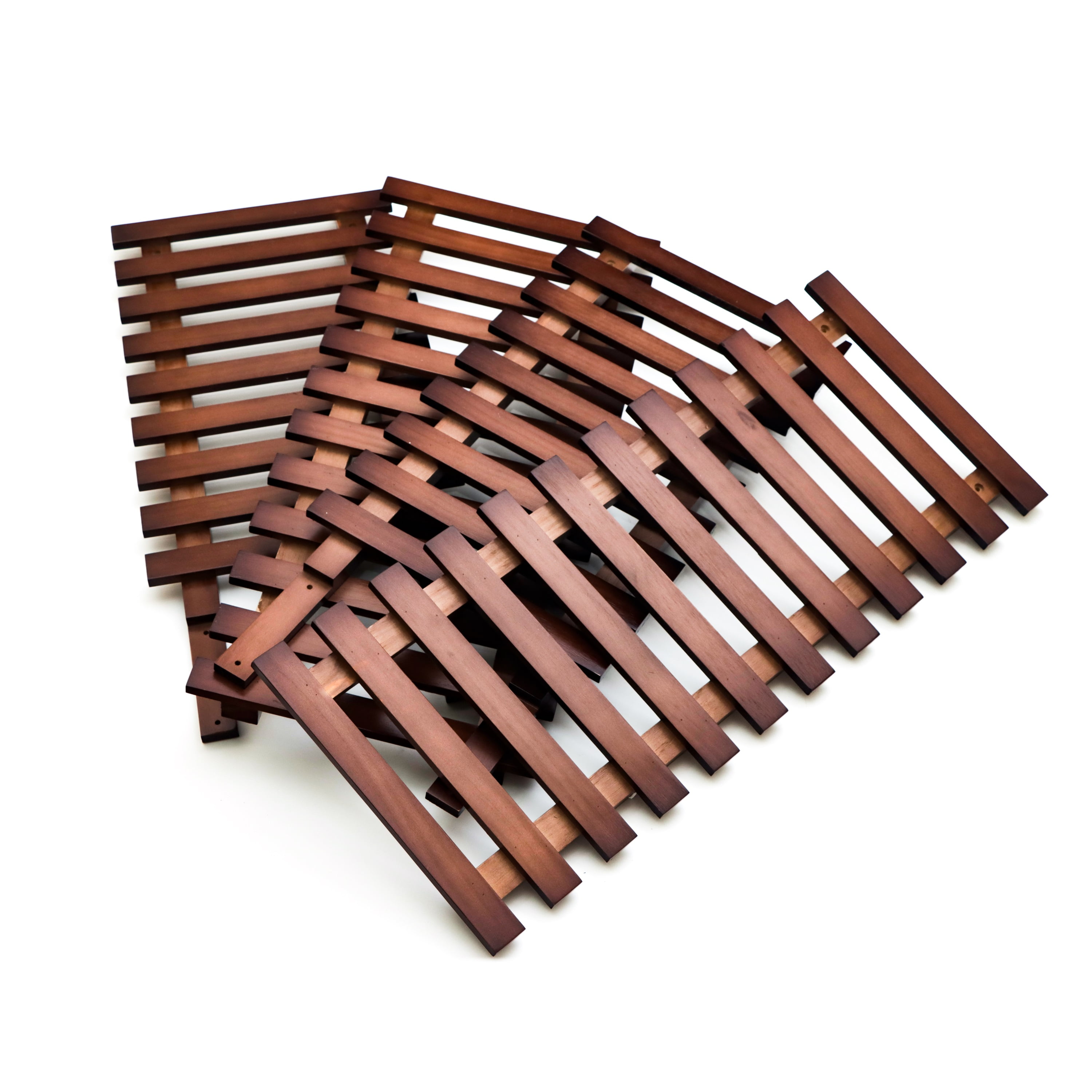 Pine Wood Wall Mounted Vertical Garden Trellis Set