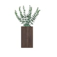 thumbnail image 1 of Wooden Wall Planter With Artificial Plants, Indoor Wooden Pocket Vase, 1 of 6