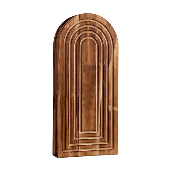 Wooden Wall Vase with Fake Plants – Boho Wall Hanging Planter Shelf for Home Decor, Living Room, Entryway, Bathroom, Space-saving and Multi-functional Design