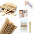 thumbnail image 1 of Wooden Wax Sticks For Hair Removal 50 Pack Wooden Wax Sticks Small Waxing Applicator Sticks 6 Inch, 1 of 8