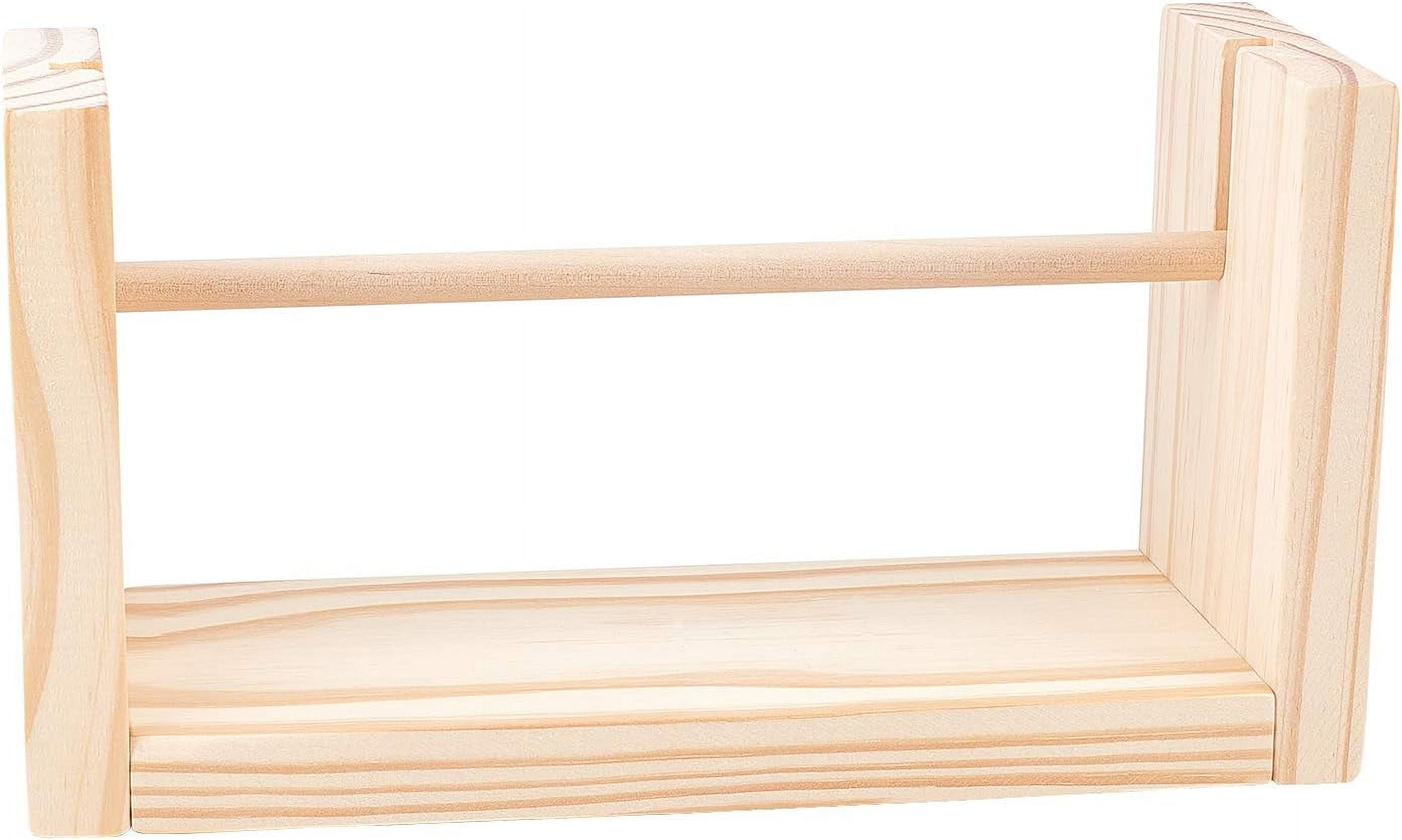 Wooden Weaving Loom Roller Frames Yarn Knitting Tools DIY Craft Tools BurlyWood 240x100x130mm