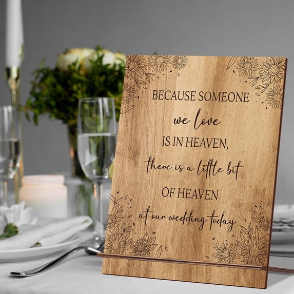 Wooden Wedding Welcome Sign, Rustic Message Board Plaque, Home Decor Craft for Engagement Party, Versatile Table Centerpiece