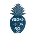 thumbnail image 1 of Wooden Welcome to our Pool Pineapple Wall Sign, 1 of 1