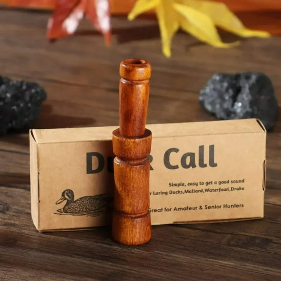 Wooden Whistle Lure Hunting All Ducks Mallard Duck Commander Loud Calling Ducks Plastic Lure Outdoor Realistic Sound Duck Calls