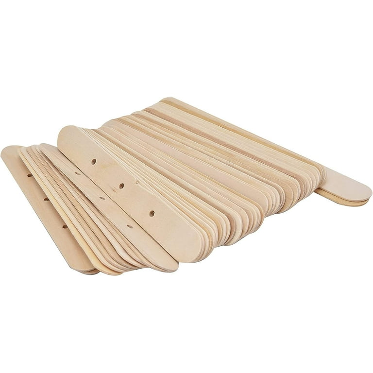 Wooden Wicks for Candle Making, Wooden Wick Candle Wick Holder Birch Wood  Wicks for Candles for Candle Making(150 * 20mm3 Holes) 
