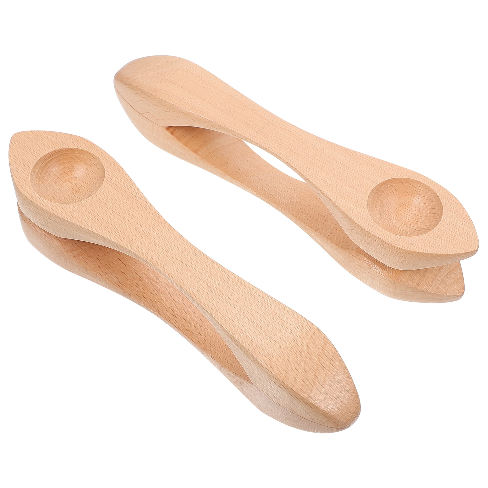 Wooden Wind Spoon Instrument Percussion Spoons Child Musical Toddler 2