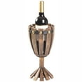thumbnail image 1 of Wooden Wine Goblet Shaped Vintage Decorative Single Bottle Wine Holder, 1 of 7
