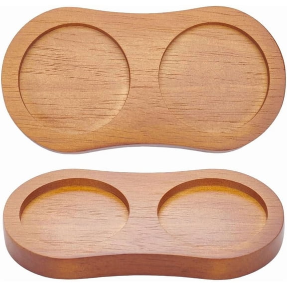 Wooden Wine Serving Trays Oval Peru 149x77.5x15mm Inner Diameter: 58mm