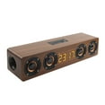 Wooden Wireless Bluetooth Card Speaker Home Computer Mobile Phone TV Au