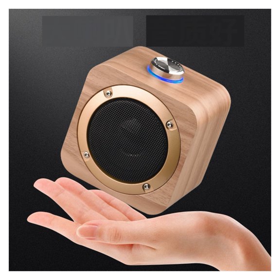 Wooden Wireless Bluetooth Speaker, Subwoofer, Mobile Phone Interconnection, Portable Au-dio, Voice Broadcast ,Clear Distortion-Free