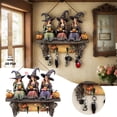 thumbnail image 1 of Wooden Witch Key Wall Hanging, Flat Courtyard Scene Ornament, Creative Witch Key Holder for Home, Durable Wood, Easy to Install, Adds Unique Charm, Perfect for Witch Themed, Key Storage, 10*9in, 1 of 6