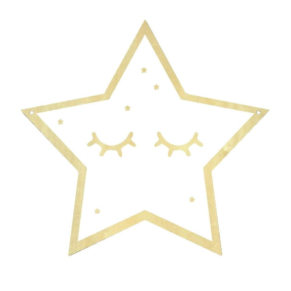 Clispeed 1Pcs Wall Mirror Decorative Mirror with Wood Frame in Light Yellow for Family Friendly