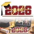 thumbnail image 1 of Wooden Yard Sign Verdsylv Class of 2026 Wooden Yard Sign with Black Tassel - Graduation Table Centerpiece & Desk Decor, Themed Photo Prop for Senior Party, Graduation Table Centerpiece, Red, 1 of 9