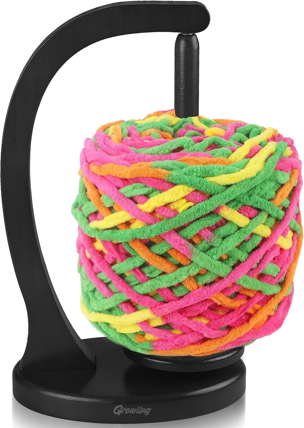 Flamingo Yarn Holder - Magnetic Twirling Yarn Spinner With Anti-Slip Base