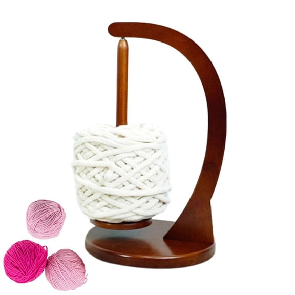 Wooden Yarn Spool Winder Holder Pendulums Yarn Holder Easy Install