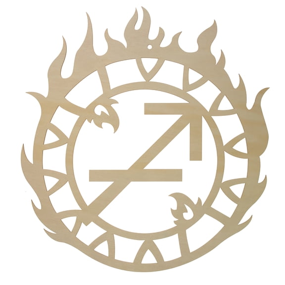 Wooden Zodiac Sign 12 in, Sagittarius