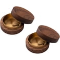 thumbnail image 1 of Wooden ashtray with lid, windproof, odor-proof, bar, office, lounge, party, 1 of 7
