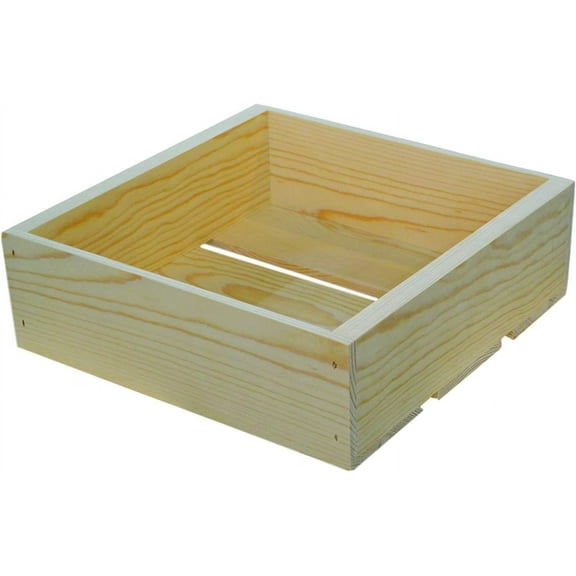 Wooden box 12 x 12 x 4
