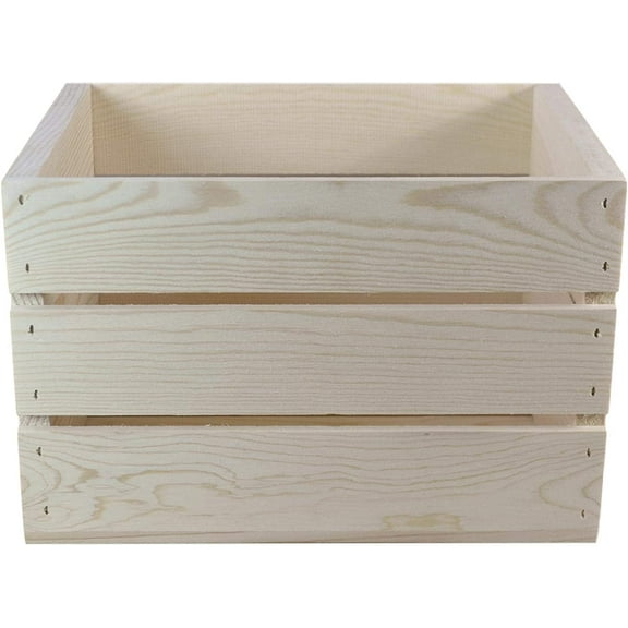 Wooden crate, 16x12.25x9.25 Inches Outside Dimensions