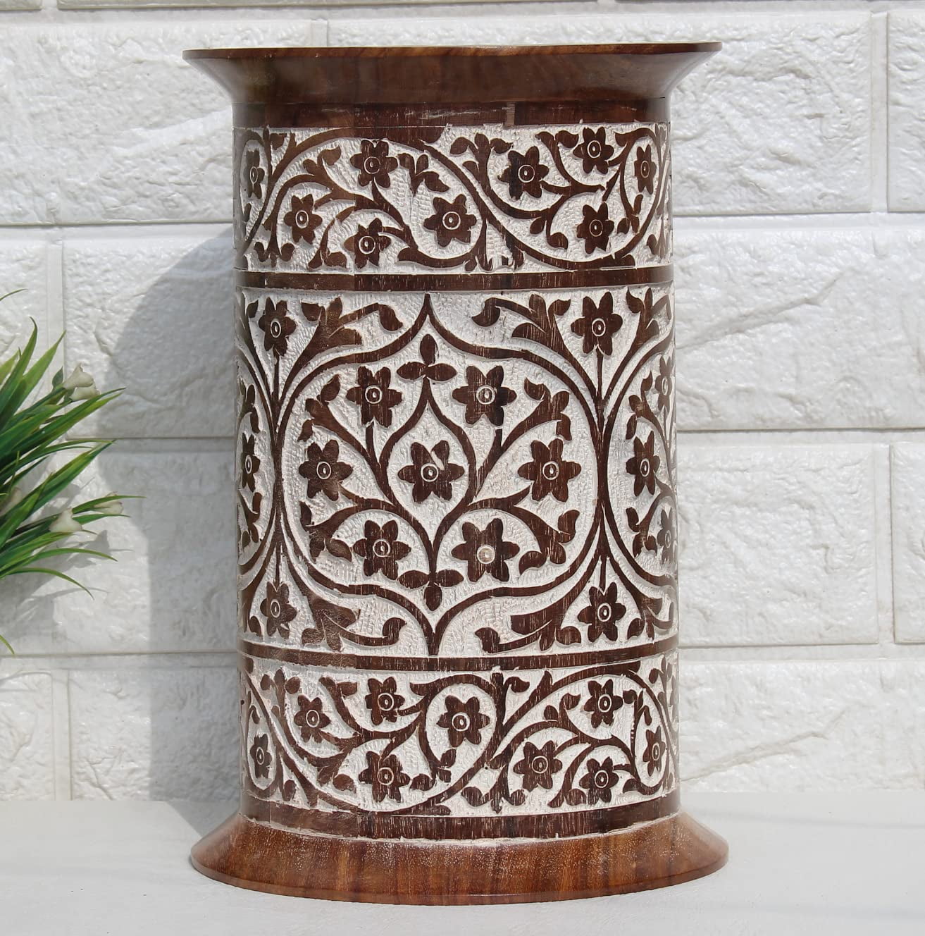 Wooden cremation urn  for human ashes | cremation box | carving wooden urn | carved boxes(small-wooden)