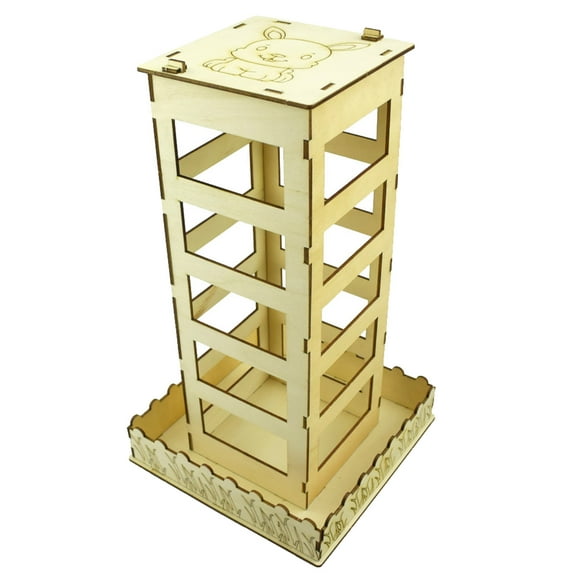 Wooden for Hay Feeder for Guinea Pig Rabbit Feeder for Hay Rack Manger for Cage Bunny Chinchilla Small Animal Feeding Bo