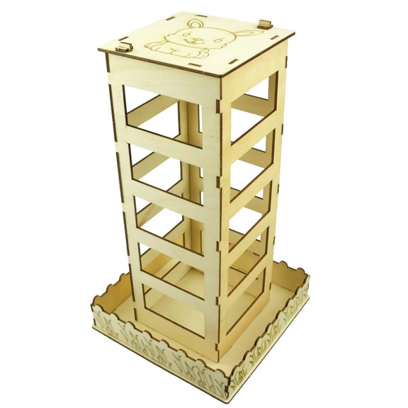 Wooden for Hay Feeder for Guinea Pig Rabbit Feeder for Hay Rack Manger for Cage Bunny Chinchilla Small Animal Feeding Bo