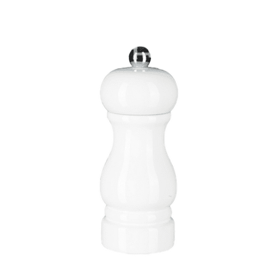 Wooden pepper mill Beech wood pepper mill Color manual pepper mill5 inch white