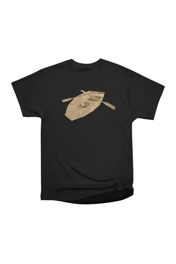 Wooden row boat T-Shirt Tee Gift For Him Merch For Her Apparel For Friend