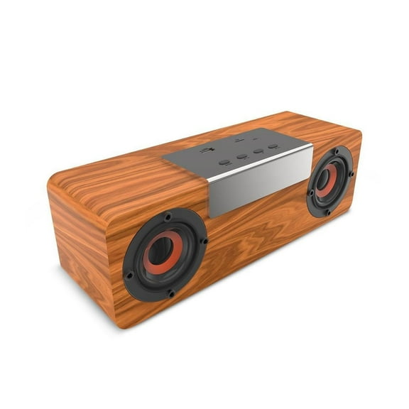Wooden speaker Outdoor Portable TWS Bluetooth Speaker Mini Speaker Mp3 Player Support FM Radio Speaker TF Card ,High Volume Speakers