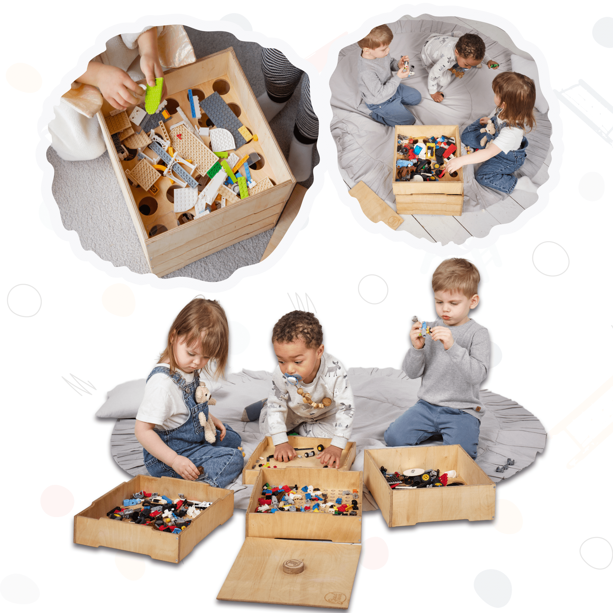 Wooden storage for Kids Sorter for constructor Liberia Ubuy