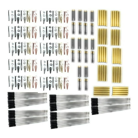 WoodenTwist Pen Set 50 Pcs, Various Finishes 7mm Twist Pen Set