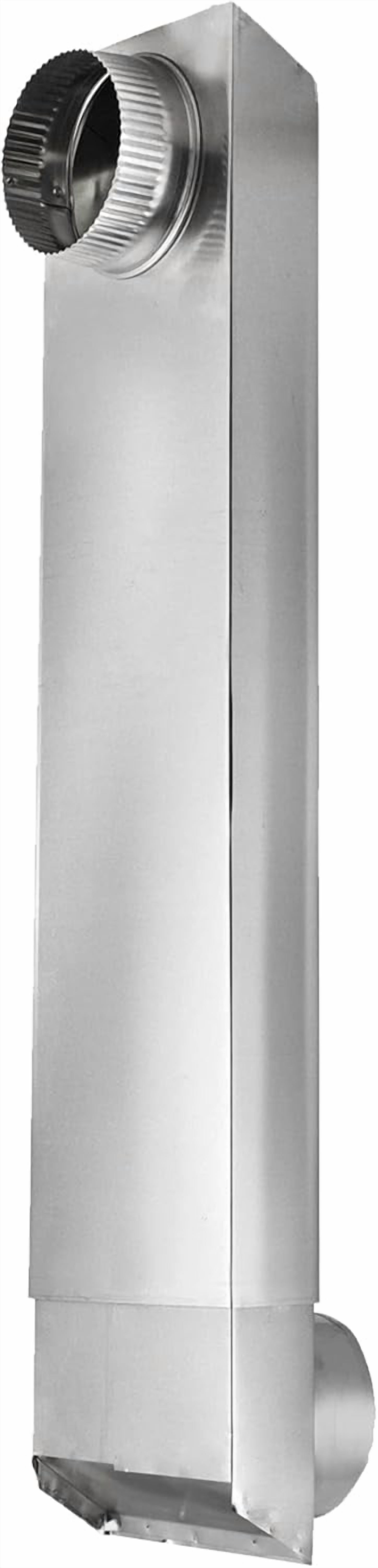 Woodeze - Close Clearance Dryer Vent Periscope Pipe 29"-50" | Periscope Dryer Vent | Fits 4" Dryer Vents | Flat Dryer Vent Duct | Flexible Outlet Installation for Better Dryer Positioning Near Wall