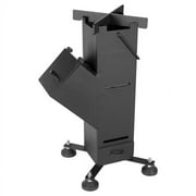 Portable Small - Black Rocket Stove - Efficient Campfire Cooking with Twigs, Lightweight & Compact, Perfect for Camping, Tailgating, Backpacking & Backyard - Easy Setup for High Heat Preparing