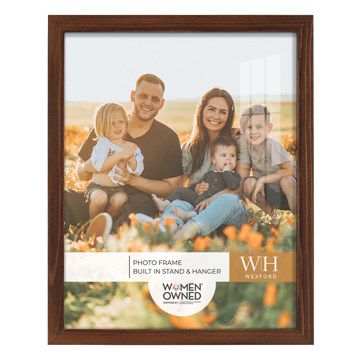 Woodgrain 11 in. x 14 in. Chestnut Picture Frame