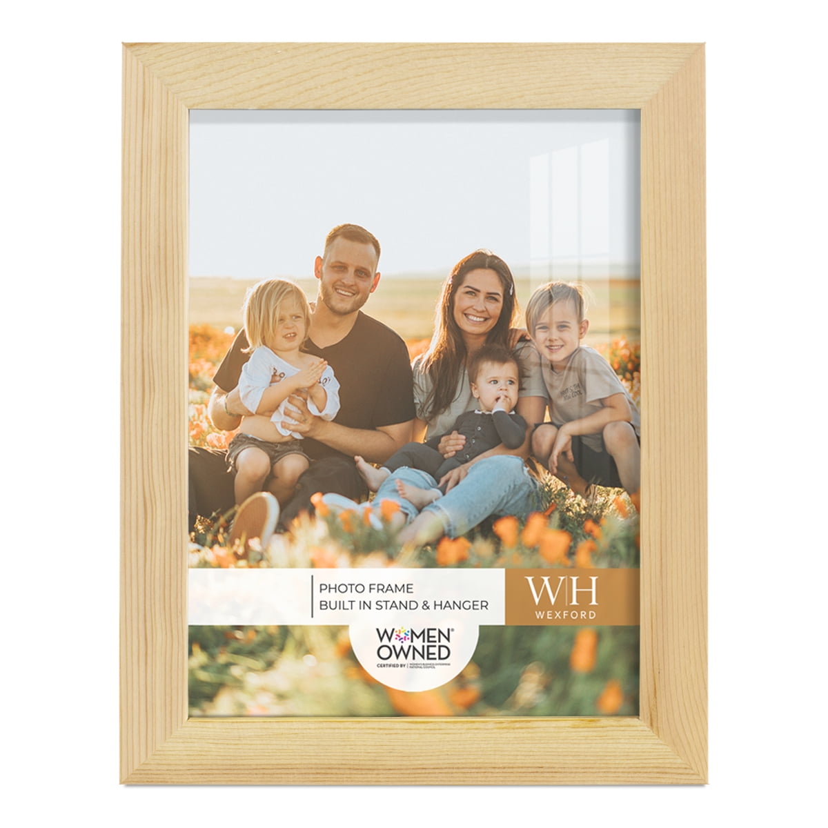 Woodgrain 4 in. x 6 in. Natural Wood Picture Frame