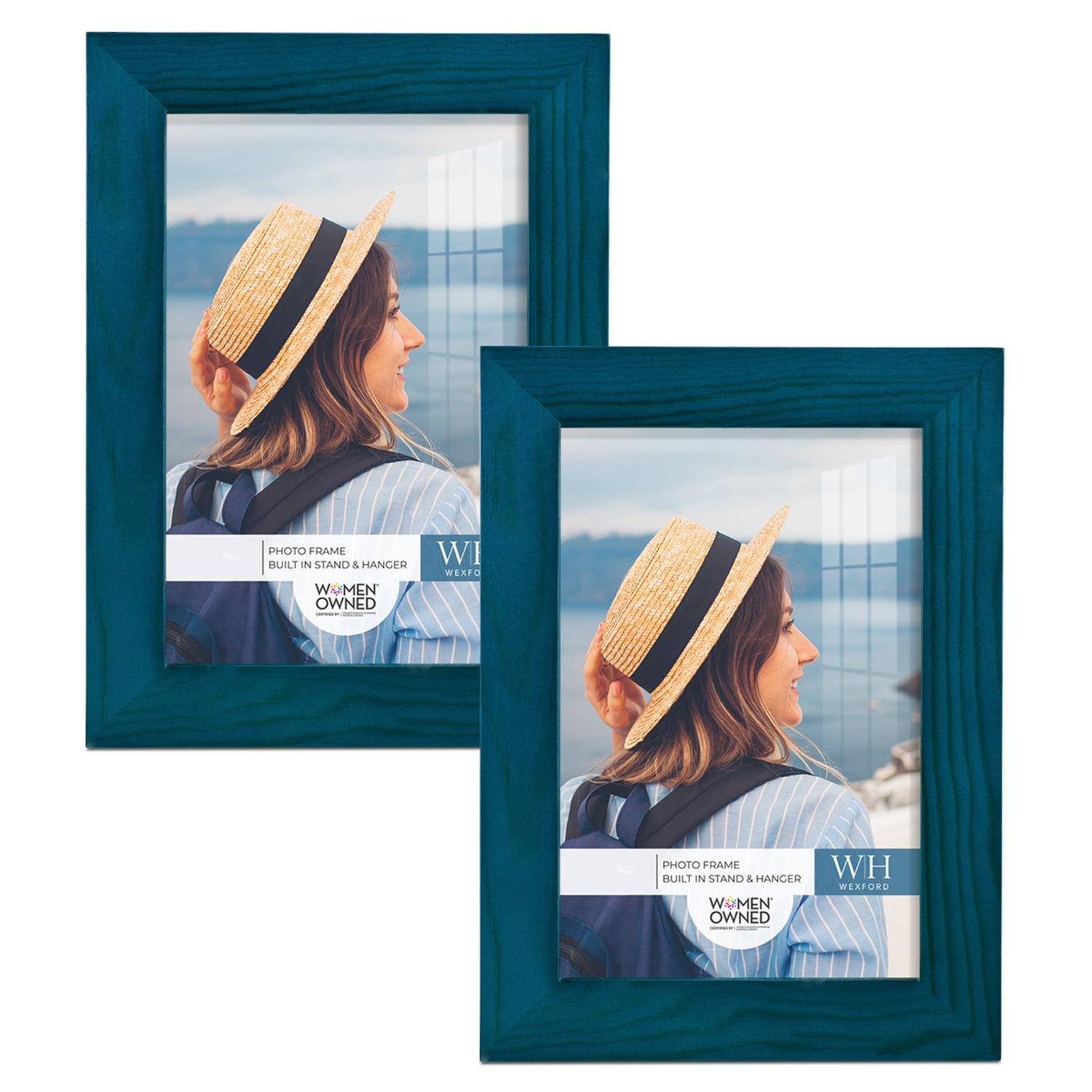 BarnwoodUSA 4 in. x 6 in. Robins Egg Blue Rustic Farmhouse Reclaimed  Picture Frame with 1.5 in. Molding 4x6 2 blue - The Home Depot