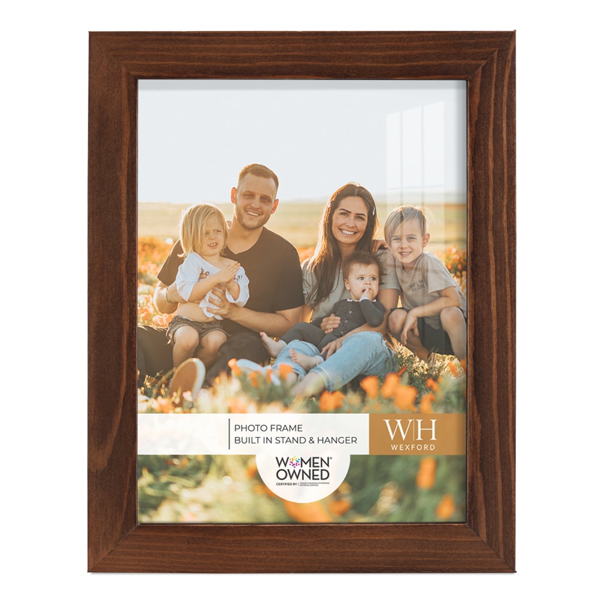 Woodgrain 8 in. x 10 in. Chestnut Picture Frame