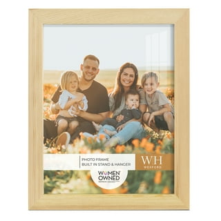 englory 8x10 picture frame wood photo frames set of 6 oak wood wall or  tabletop display solid wood real glass