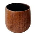 thumbnail image 1 of Woodgrain Design Snifter Glass 4oz Charred Effect Spirits Glassware for Bourbon Scotch Gift Glass Barware, 1 of 8