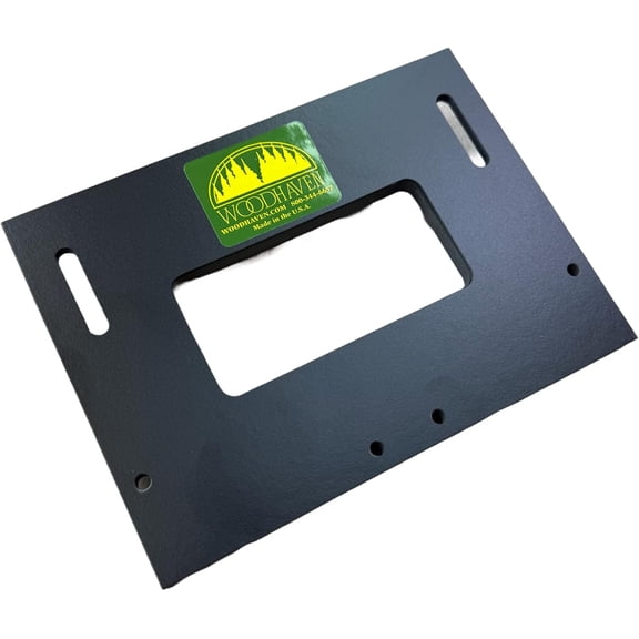 Woodhaven 8540 4" Door Hinge Jig, Solid Phenolic template, Made in the USA