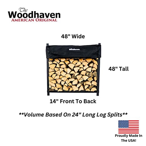 Woodhaven Black 4 Foot - Heavy Duty Made In USA - Indoor Outdoor - 1/4