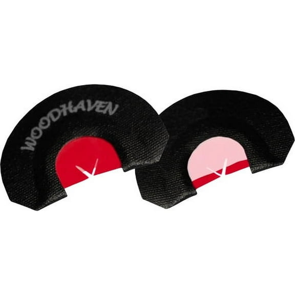 Woodhaven WH302 Red Ninja Power V Diaphragm Call Triple Reed Turkey Hen Sounds Attracts Turkeys Black