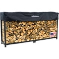 thumbnail image 1 of The Woodhaven 10ft Firewood Rack, 1 of 4